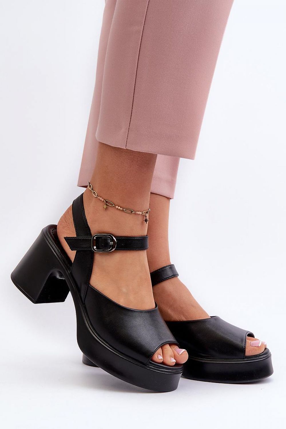 Heel sandals model 196959